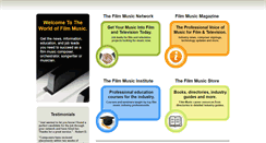 Desktop Screenshot of filmmusicworld.com